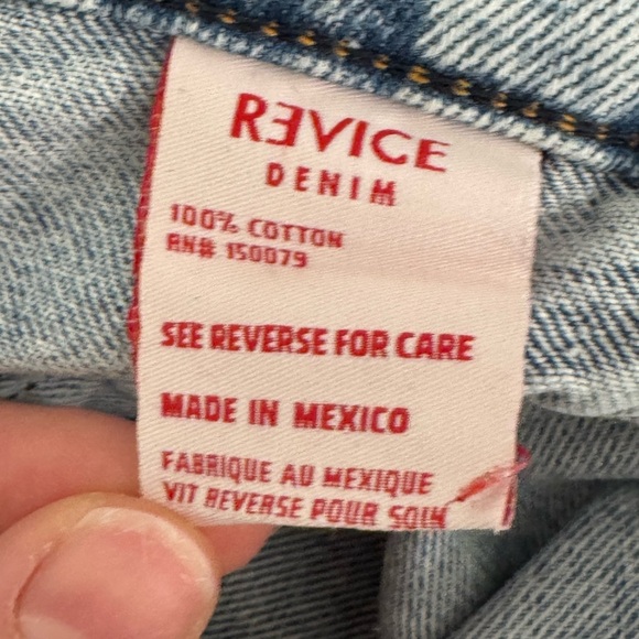 Revice V Waist Follow My Lead Straight Leg Jeans- Size 27 - Picture 10 of 11